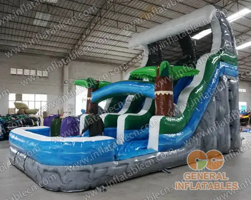 GWS-087 Grey marble wave water slide