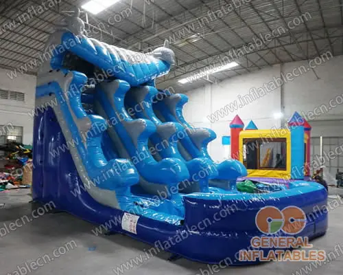 GWS-089 Dolphin wave water slide