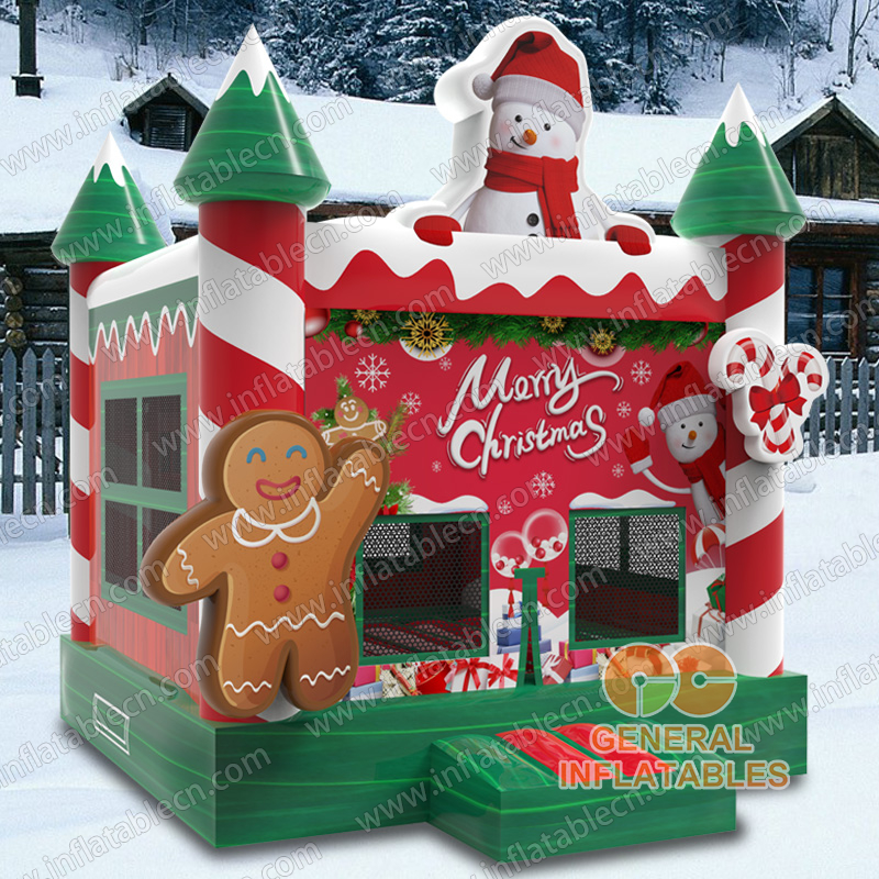 GX-064 Casa rimbalzante pupazzo di neve natalizio