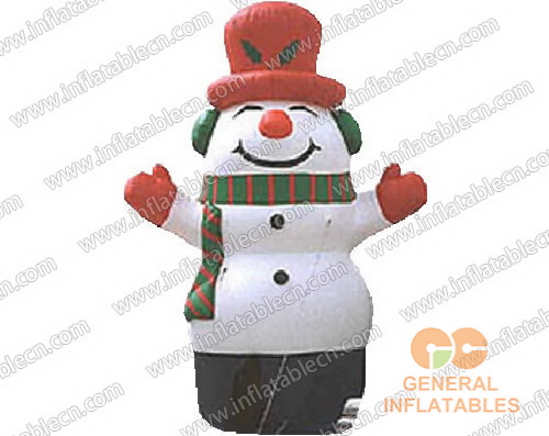 GX-010 Aufblasbarer Weihnachts-Schneemann