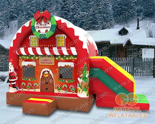 GX-048 Combo de casa hinchable de Navidad